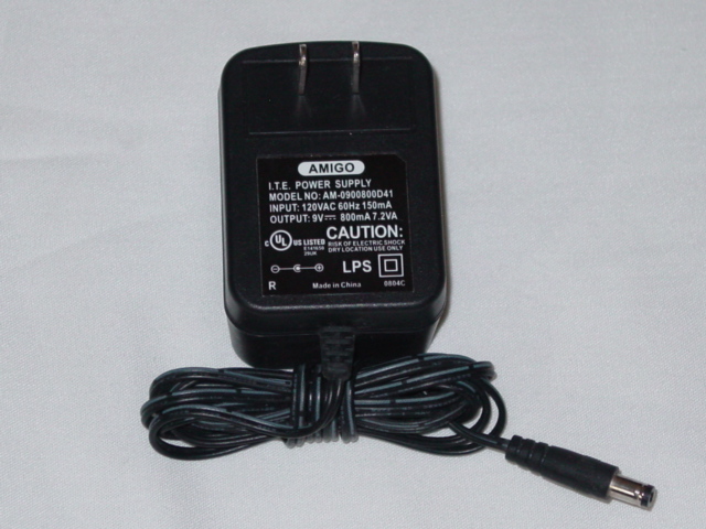 NEW Amigo AM-0900800D41 AC Adapter 9V 800mA 0.8A AM0900800D41